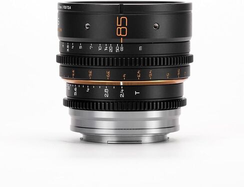 DULENS APO Mini Prime Lens 85mm T2.4 Cine Lens Large Aperture Manual Focus (Black, EF) in Saudi Arabia