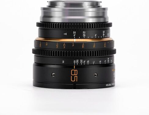 DULENS APO Mini Prime Lens 85mm T2.4 Cine Lens Large Aperture Manual Focus (Black, EF) in Saudi Arabia