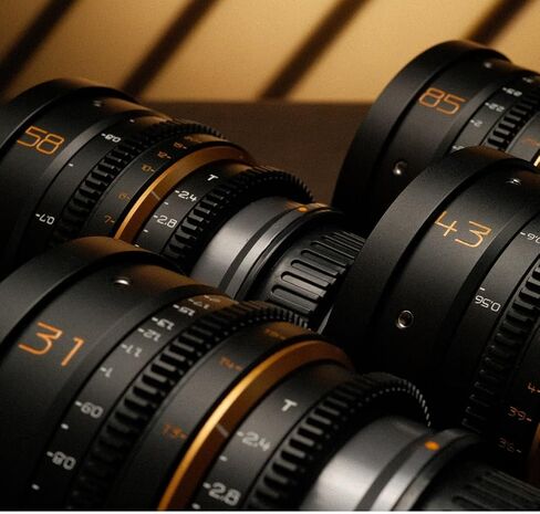 DULENS APO Mini Prime Lens 85mm T2.4 Cine Lens Large Aperture Manual Focus (Black, EF) in Saudi Arabia