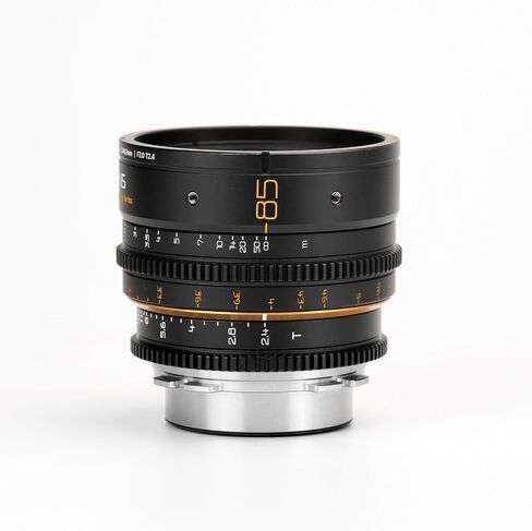 DULENS APO Mini Prime Lens 85mm T2.4 Cine Lens Large Aperture Manual Focus (Black, EF) in Saudi Arabia