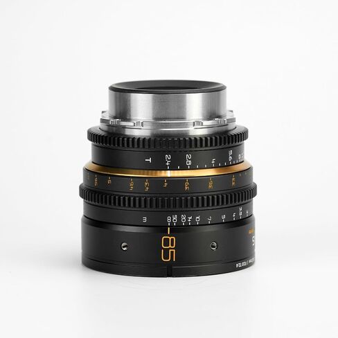 DULENS APO Mini Prime Lens 85mm T2.4 Cine Lens Large Aperture Manual Focus (Black, EF) in Saudi Arabia