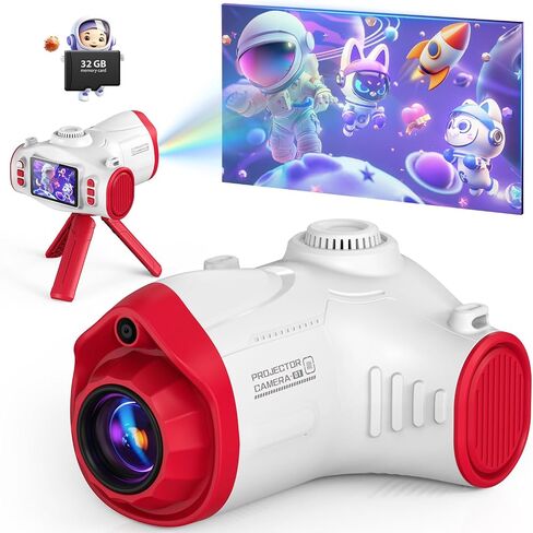 Kids Camera, Big Screen 1080P Vedio Selfie Camera with Tripod, 32GB Memory Storage Capacity, Kids Camera for Age 6 7 8 9 10 11 12, Birthday Gifts Toys for, Boy in Saudi Arabia