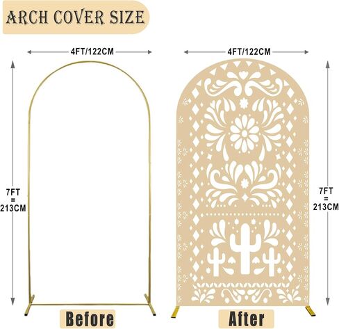 Sensfun Cielito Lindo Arch Backdrop Cover Decord Photo Photo Decord ، جولة ثنائية من الجوانب أعلى أغطية قوس خلفية من طراز Chiara لزفاف حفل زفاف BDAY BADE in Saudi Arabia