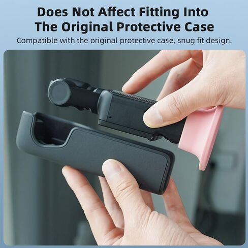 Mount Pocket 3 Stand Base Mount ، Silicone Non -Slip Desktop Mount for DJI Osmo Pocket 3 Creator Combo ، موقف مضغوط خفيف الوزن لإكسسوارات مقبض Osmo Pocket 3 - رمادية in Saudi Arabia