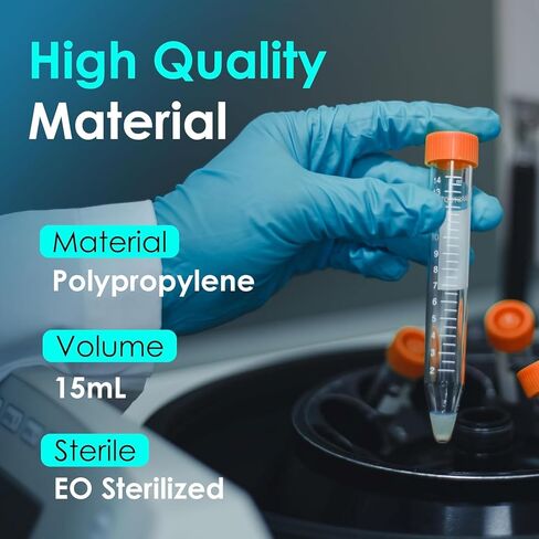 أنابيب الطرد المركزي الدقيقة 2 مل 1000 قطعة، أنابيب الطرد المركزي مع غطاء مرفق، حاوية قوارير زجاجات صغيرة مستديرة شفافة للطرد المركزي للمختبر، أنابيب بلاستيكية للمختبر، [2 مل، عبوتين كيس، 1000 قطعة] in Kuwait