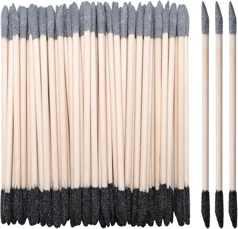 60 Pcs Sanding Stick Double End Matchsticks Sanding Twigs Coolrunner 5.4Inch Sanding Twigs Fine Detailing for Plastic Models Wood Hobby, 150/280 Grit in Kuwait