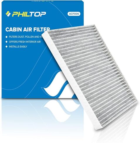 فلتر هواء كابينة ممتاز من PHILTOP ACF024 (CF11920)، بديل لـ C-MAX 2013-2018، Escape 2013-2019، Focus 2012-2018، GT 2017-2019، Transit Connect 2014-2021، MKC 2015-2020 in Saudi Arabia