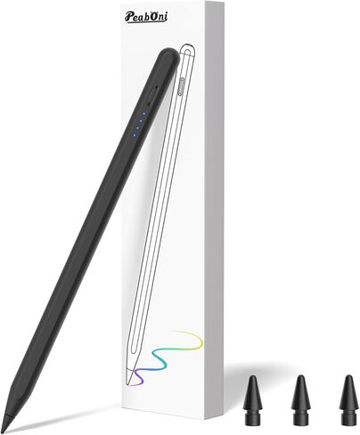القلم القلم لـ iPad 2018-2024 تم إصداره طرازًا سريعًا 15 دقيقة من الجيل الثاني من الجيل الثاني متوافق مع iPad Pro 11 "/12.9" ، iPad 10/9/8/7/6 White in Kuwait