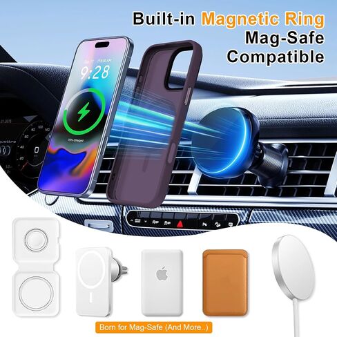 Magnetic Magnetic لـ iPhone 16 Pro Max Phone ، [متوافق مع Magsafe و Protection Grade Groud] in Saudi Arabia