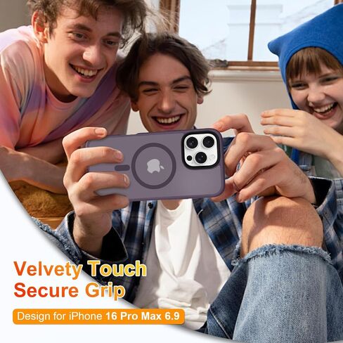 Magnetic Magnetic لـ iPhone 16 Pro Max Phone ، [متوافق مع Magsafe و Protection Grade Groud] in Saudi Arabia