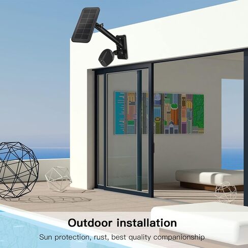 HOLACA 2-in-1 Wall Mount Bracket for Arlo Solar Panel/Arlo Pro 3/Arlo Ultra1&2/Arlo Essential/Arlo Pro 4 /eufyCam Outdoor Mount Accessories for Arlo pro 4 and Arlo Solar Panel (White) in Saudi Arabia