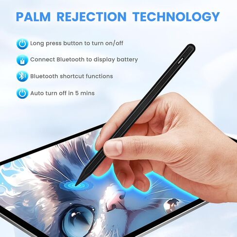 Pencil Pro for iPad Pro Pencil for iPad with Magnetic Wireless Charging,Palm Rejection,Stylus Pen for Apple iPad Air 5th Generation Pen,iPad Pro 12.9/11,iPad Mini 6th,iPad 10th/9th/8th,Purple in Kuwait