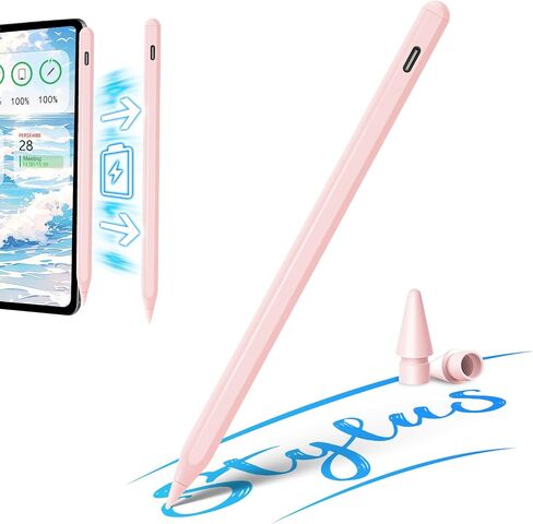 Pencil Pro for iPad Pro Pencil for iPad with Magnetic Wireless Charging,Palm Rejection,Stylus Pen for Apple iPad Air 5th Generation Pen,iPad Pro 12.9/11,iPad Mini 6th,iPad 10th/9th/8th,Purple in Kuwait