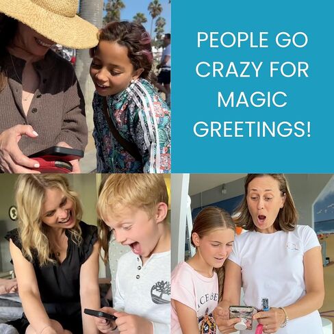 Magic Greetings - Funny Monkey Birthday Card - 3D Interactive Video Card – Monkeying Around Birthday Card for Kids, Mom, Dad, Husband, Friends - Easy QR Activation No App Needed - Made in the USA in Saudi Arabia