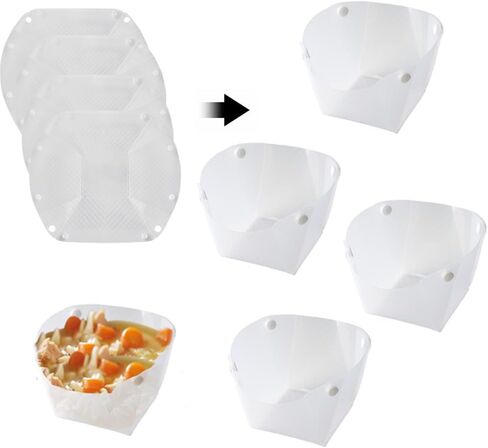 Collapsible Bowl Set of 4,Portable Camping Tableware,Snapfold Plastic Bowl,Food Grade Material Free Folding Bowl for Outdoor Camping Hiking Family Picnic Gatherings Business. in Saudi Arabia
