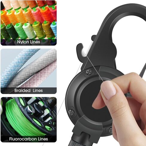 Heavy Duty Fly Fishing Zinger Retractor with Line Cutter and Magnetic Clip | 26 in steel cable, magnetic closure and line cutter keep fishing tools secure and ready for quick access in Kuwait