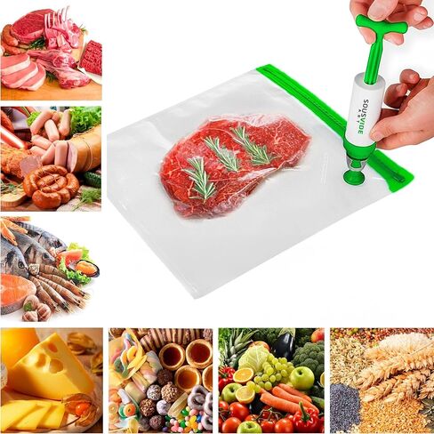 Sousvide Art Sous Vide Cooker Kit - 1000 واط ، تدوير غمر - 15 كيسًا فراغًا ومضخة وموقتًا رقميًا والتحكم في درجة الحرارة ؛ أكمل مجموعة طهي الماكينة السوس للطهاة والمبتدئين المنزليين in Kuwait