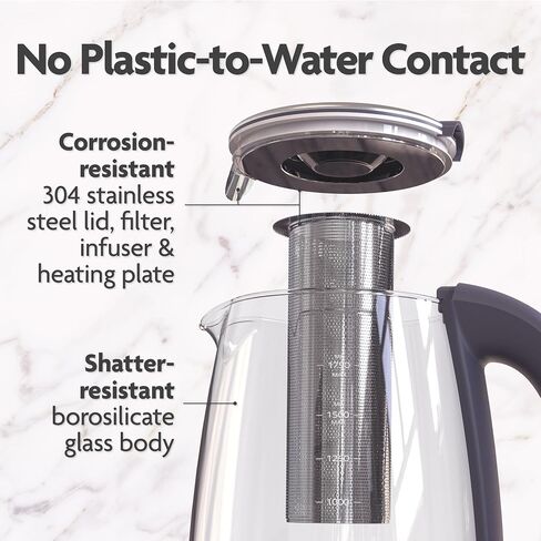 Vianté Electric Gooseneck Kettle with Precise Temperature Control. Pour Over Coffee & Tea Kettle. Boil-Dry Protection & Keep Warm Function. Stainless Steel, BPA-Free. Includes V60#2 Filters. 0.8L in Saudi Arabia