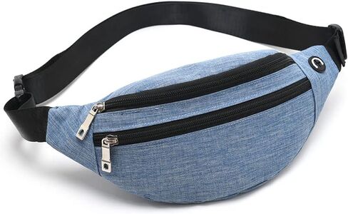 Fanny Pack for Men & Women - Waterproof Waist Bag Pack with Adjustable Strap for Travel Sports Running. in Saudi Arabia