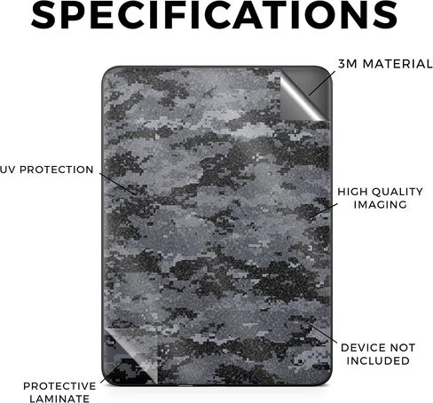 لامع اللوحي اللوحي البشرة المتوافقة مع Amazon Kindle Paperwhite 12th (2024) - Frost Marble - Premium 3M Vinyl Protction Wrap Cover - من السهل تطبيق | مصنوع في الولايات المتحدة الأمريكية من قبل Mayyskins in Saudi Arabia