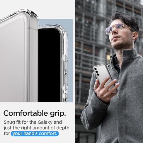 Spigen Ultra Hybrid Designed for Galaxy S25 Ultra Case (2025) [Anti-Yellowing], [Military-Grade Protection] - Crystal Clear in Saudi Arabia