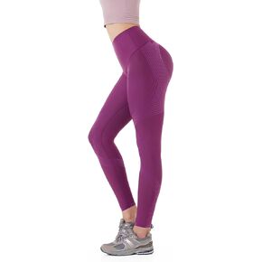 Compression Body Sculpt Side Pocket Leggings for Women No See Through Reversible Wear High Waisted Yoga Pants Workout