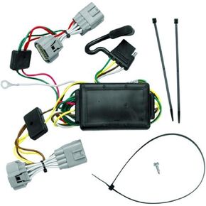 Tow Ready Tekonsha 118394 T-One® T-Connector Harness, 4-Way Flat, w/Circuit Protected Converter, Compatable with 2005-2006 Jeep Grand Cherokee, Black