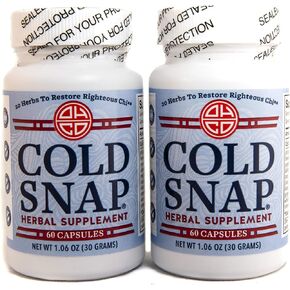 Cold Snap Herbal Supplement 60 Capsules, 2 Pack