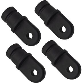 غطاء علوي للعين مصنوع من نايلون أسود متين من ميلكي أوشن - سهل التركيب، مقاوم للماء، يناسب أنابيب مقاس 7/8 بوصة، عبوة مكونة من 4 قطع. مثالي للقوارب واليخوت ومشاة البحرية - يدوم طويلاً، ومقاوم للتآكل in Kuwait