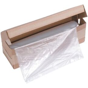HSM 2523 Shredder Bags, 96 Gallon Capacity, Size 25 x 23 x 45 Inches,White