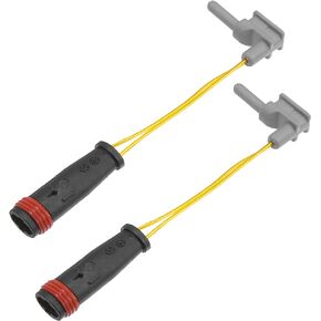 ACROPIX Front and 2 Rear Brake Pad Wear Sensor Lead Replacement Fit for Mercedes-Benz C230 - Pack of 2 Black Gold Tone