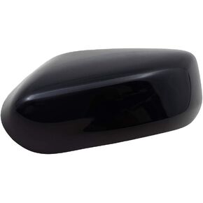 Brock Replacement Driver Side Paint to Match Black Mirror Cover without Signal Light Compatible with 2013-2018 Altima