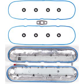 12637683 VS50504R 4.8L 5.3L 6.0L 6.2L Chevy LS1 Valve Cover Gasket for Silverado 1500 2500 3500,Suburban,Tahoe,Trailblazer,GMC Sierra,Yukon,Envoy,Cadillac Escalade,VS50504R1, VS50250A