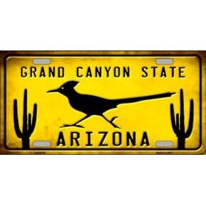 Arizona Grand Canyon State Novelty Metal License Plate Tag LP-8763