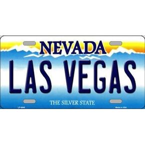 Las Vegas Nevada Novelty Metal License Plate Tag LP-9545