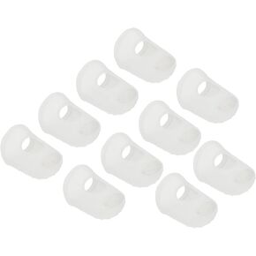 PATIKIL Finger Tips Anti Slip Fingertip Protector, 20 Pack 29mm Silicone Finger Guard for Paper Sorting Sewing Guitar Playing, Transparent L Size