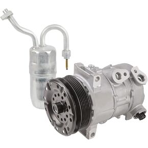 AC Compressor w/A/C Drier For Chrysler 200 Sebring & Dodge Avenger 2.4L 4-Cyl 2009 2010 2011 2012 2013 2014 - BuyAutoParts 60-88641R2 New