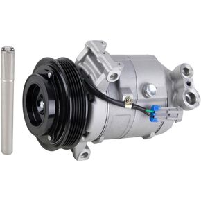 AC Compressor w/A/C Drier For Chevy Equinox & GMC Terrain 2.4L 4-Cyl 2010 2011 - BuyAutoParts 60-86627R2 New