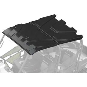 سقف بلاستيكي شديد التحمل متوافق مع 2013-2021 Polaris Ranger بالحجم الكامل 1000 ديزل XP 900 XP 570 Crew 4 مقاعد موديل الظل الأمامي والخلفي، المطر، الحطام in Kuwait