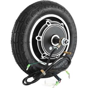 8 inch Electric Wheel Motor 36V motor wheel 48v 500W Hub Motor Front Rear Wheel Drive Motor Inflatable Tire Drum Brake E-Scooter bldc Hub Motor (8inch 36V500W)