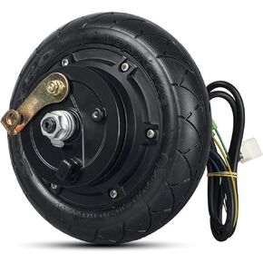8 inch Electric Wheel Motor 36V motor wheel 48v 500W Hub Motor Front Rear Wheel Drive Motor Inflatable Tire Drum Brake E-Scooter bldc Hub Motor (8inch 36V500W)