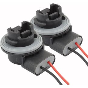 TOMALL 3156 T25 Sockets Female Adapter for Turn Signal/Reverse Light Bulbs Socket (Pack of 2)