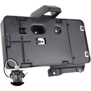 G008JP Black Rear License Plate Holder Frames Bracket with lamp For 2007-2016 Jeep Wrangler JK License Plates Mounting Bracket