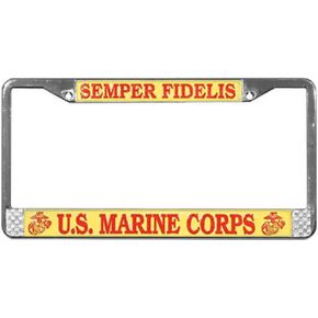 Mitchell Proffitt US Marines Semper Fidelis License Plate Frame