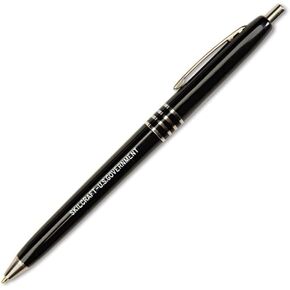 Skilcraft U.S. Government Retractable Ball Point Pen, Fine Point, Black Ink, Box of 12 (7520-00-935-7135)