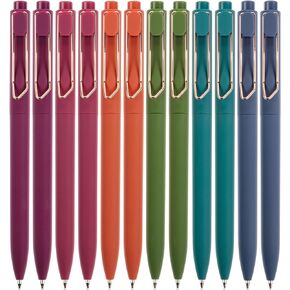 Mr. Pen- Ballpoint Pens, 12 Pack, Vintage Color Barrels, Black Ink, Cute Ballpoint Pens Black Ink, Cute Pens for Journaling, Aesthetic Pens, Ball Point Pens Black, Pens Ballpoint Smooth Writing Pens