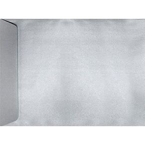 LUXPaper 9 x 12 Open End Envelopes | Peel & Press | Silver Metallic | 80lb. Text | 50 Qty