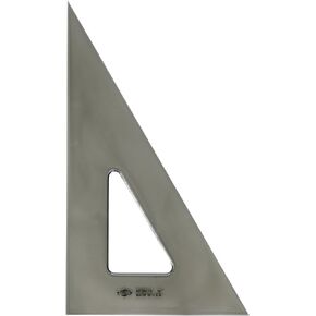 ALVIN - مسطرة مثلثة من الأكريليك بلون دخاني مقاس 10 بوصات 30/60 درجة، أداة متعددة الأغراض للرسم والتصميم والهندسة المعمارية، رائعة للتصنيع وأعمال النجارة
