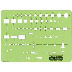 Rapidesign Electro-Logic Symbol Template, 1 Each (R308) in Kuwait