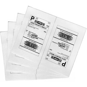 Shipping Labels with Rounded Corner, 8.5 x 5.5 Inches Half Sheet Self Adhesive Shipping Address Labels for Laser and Inkjet Printer, 2000 Sheets 4000 Labels